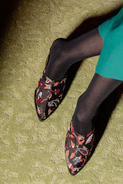 Petunia Sabot Mule Block Heels