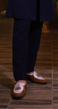 Brown Palatine Argyle Tasseled Loafers