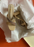 Light Gold Alzena Cross Strap