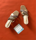 Light Gold Alzena Cross Strap