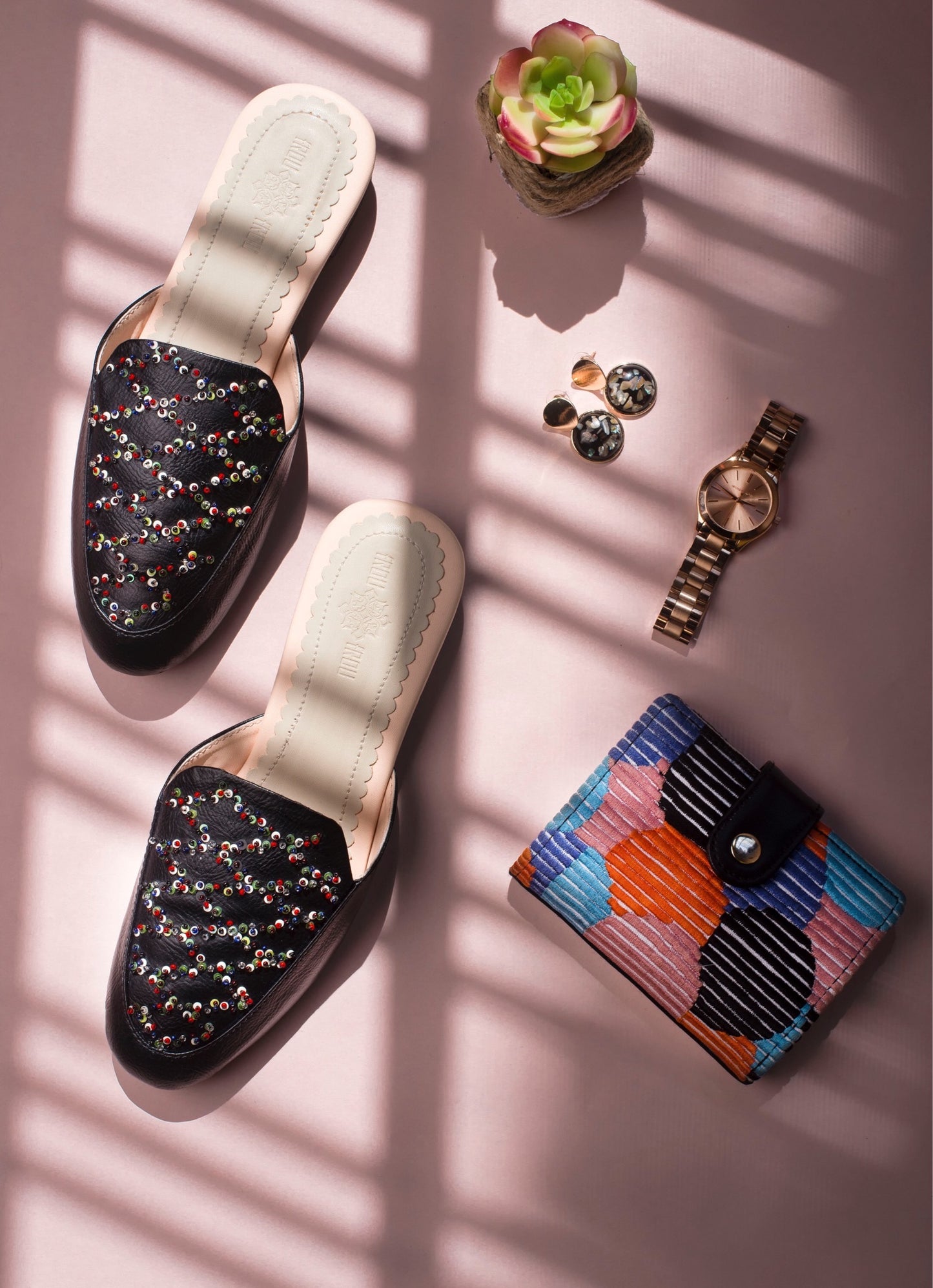 Black Ember Mules