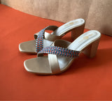 Light Gold Alzena Cross Strap