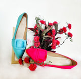 Fuschia Pink Audrey Stilettos