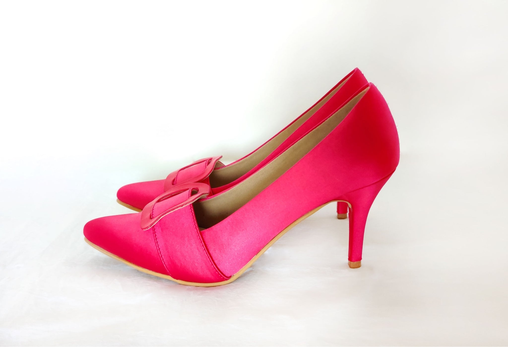 Fuschia Pink Audrey Stilettos The Frou Frou Studio