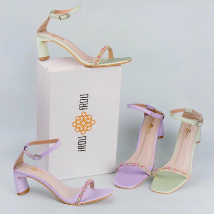 Florescent Green Kelly Sandals
