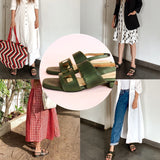 Forest Green Bria Sandals