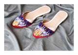 Pink Iris Mules