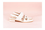 White Bria Sandals