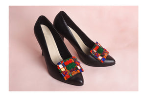 Black Melisande Court Shoe