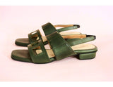 Forest Green Bria Sandals