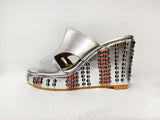 Vivienne Silver Wedges